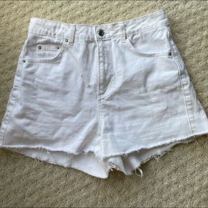 Topshop Mom Moto Shorts